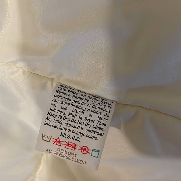 Cream Ski Winter Coat with Faux Fur Trim - Picture 6 of 6